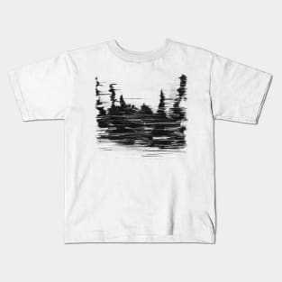 Winter road Kids T-Shirt